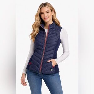 Barbour Navy Quilted Women's Vest